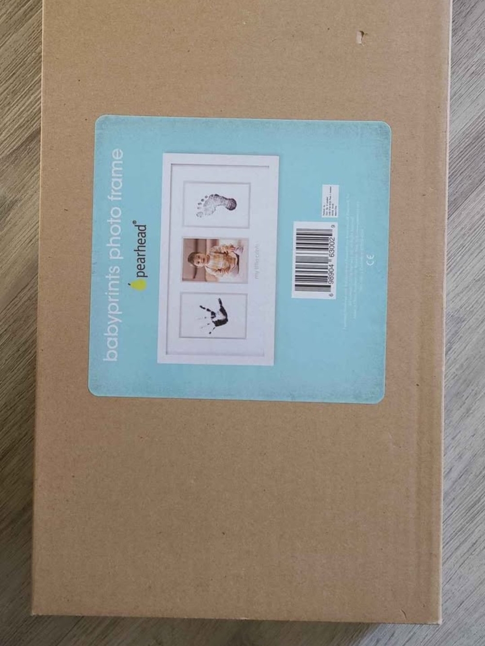 Pearhead Babyprints Photo Frame Baby Hand & Footprint Keepsake New Sealed